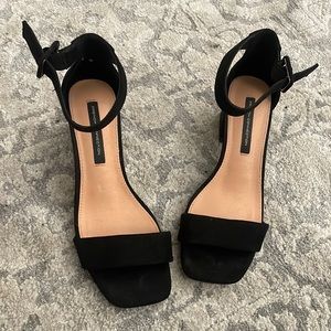Black Open High Heels✔️